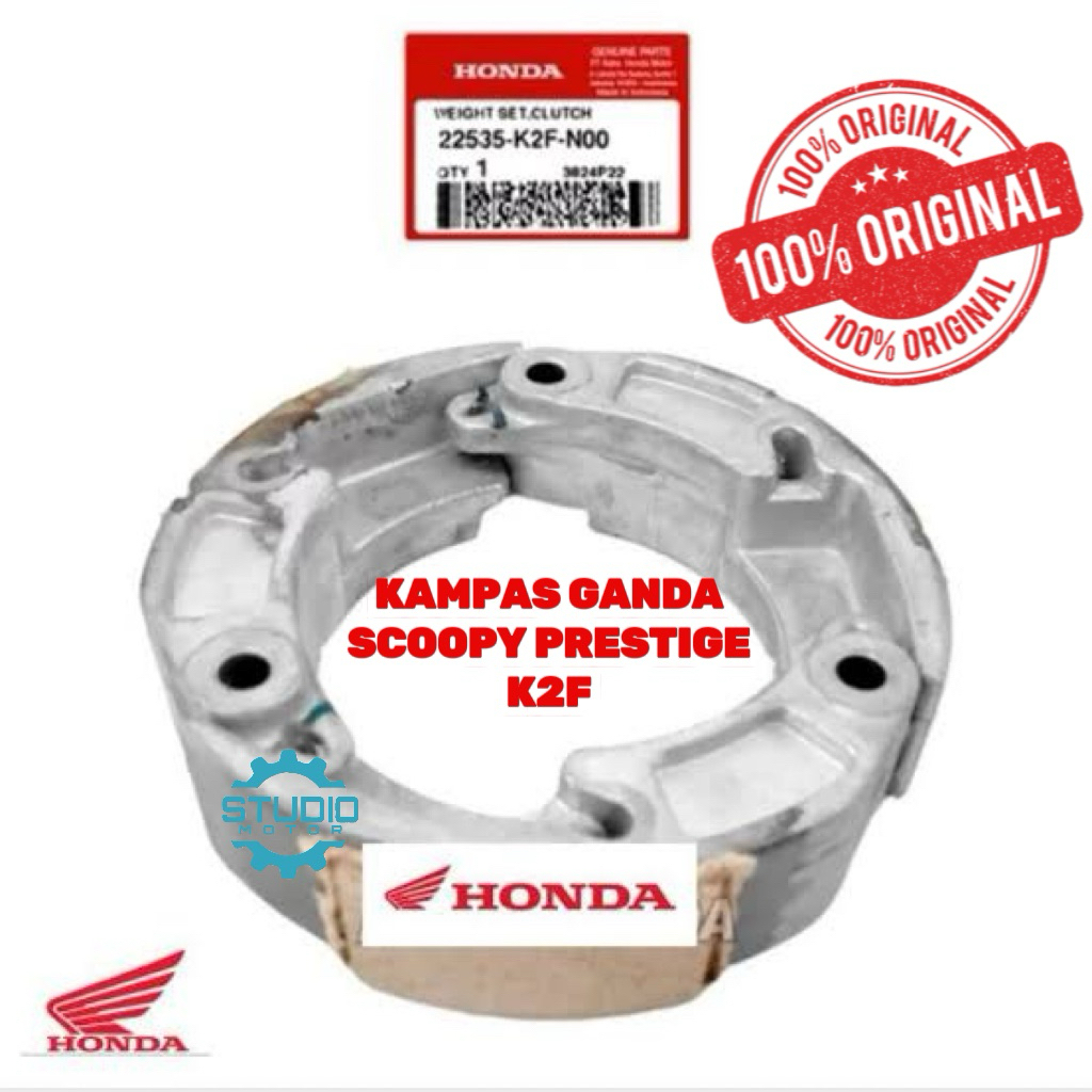Kampas Kopling Ganda Scoopy Prestige K2F 2021 2022 2023 2024 22535-K2F-N00