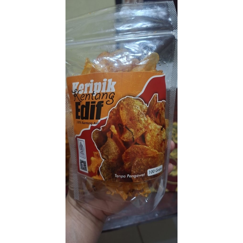 

keripik kentang pedas