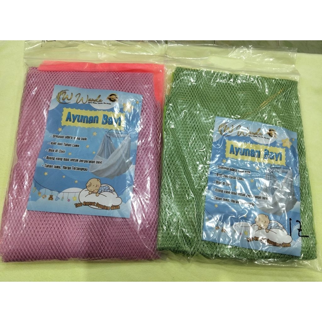 [HARGA PROMO]Set Kain Ayunan Dan Kain Kelambu Bayi