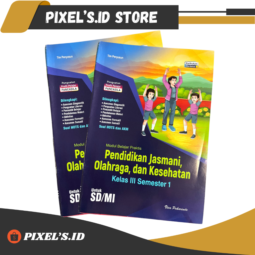 Buku LKS Kelas 3 SD/MI PJOK Kurikulum Merdeka