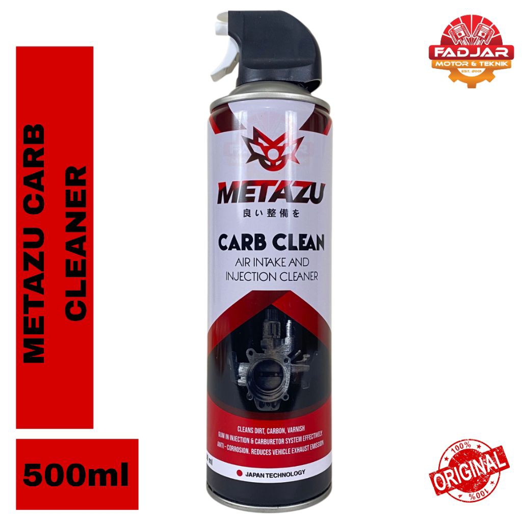 Metazu Carb Clean 500ml Pembersih Karburator & Injeksi Motor | Carb Cleaner Original