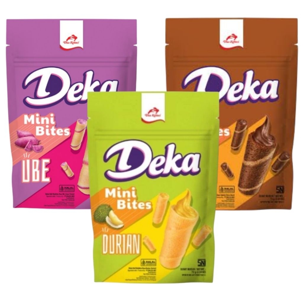 

[Biscuit] Deka Mini Bites - Aneka Varian Rasa | Kemasan Pouch 72gr