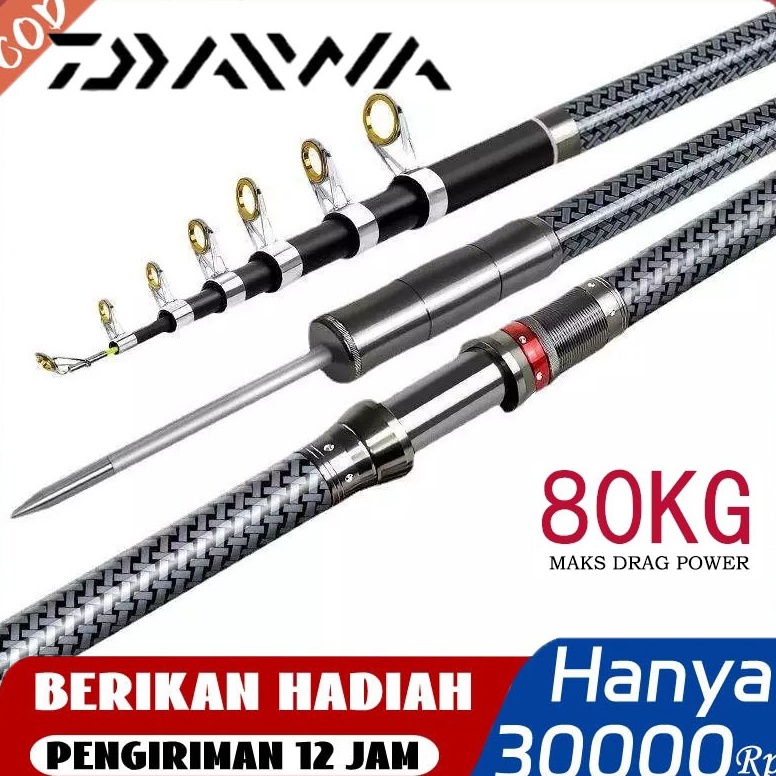 Discount Pancingan DAWAI 21m36m serat karbon berputar pancing alat pancing ringan dan kokoh