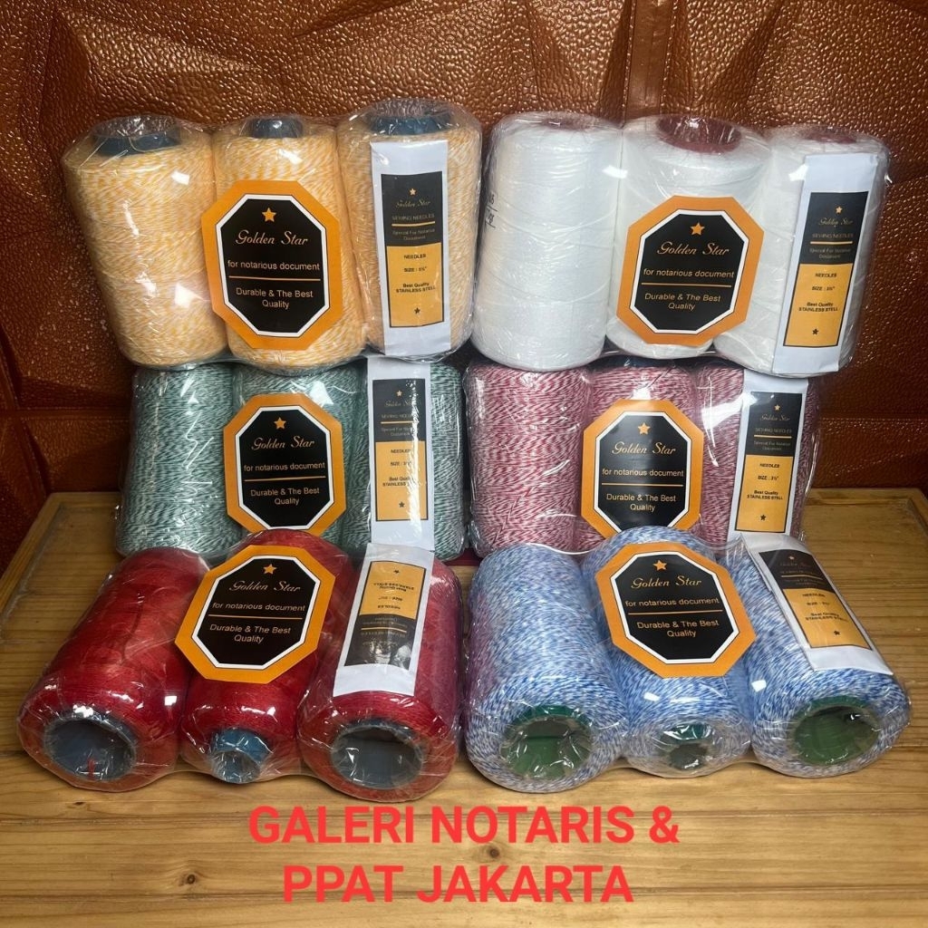 

Benang Jahit Akta Notaris Dan PPAT Benang Jahit Dokumen Dan Buku