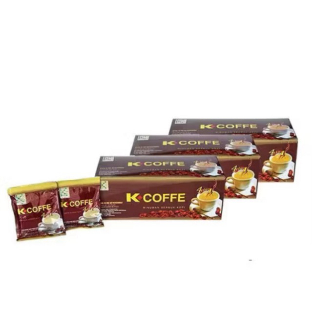 

[PAKET HEMAT] K COFFE 4in1 (4 Box) K-Link Original BPOM (Per Box isi 20 Sachet) Kopi Penambah Stamina Pria Dewasa Kopi Stamina Kopi Stamina Pira Obat Stamina Pria K COFFE K COFFE Kopi Penambah Stamina Seksual Laki Original K-Link Official Store