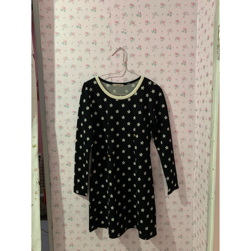 preloved dress bunga bunga