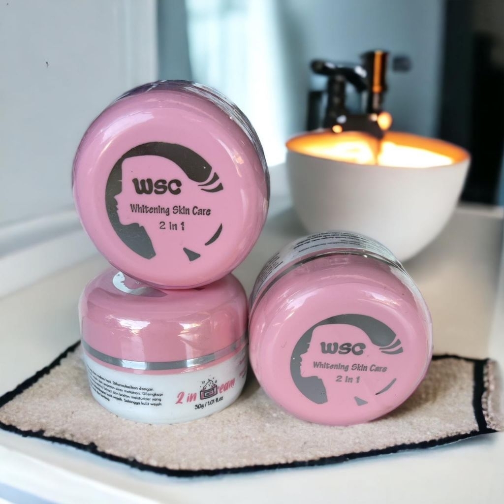 KHUSUS GROSIR WSC 5 10  & 30 Pot Cream WSC 2 in 1 WSC 2 IN 1 ORI BPOM