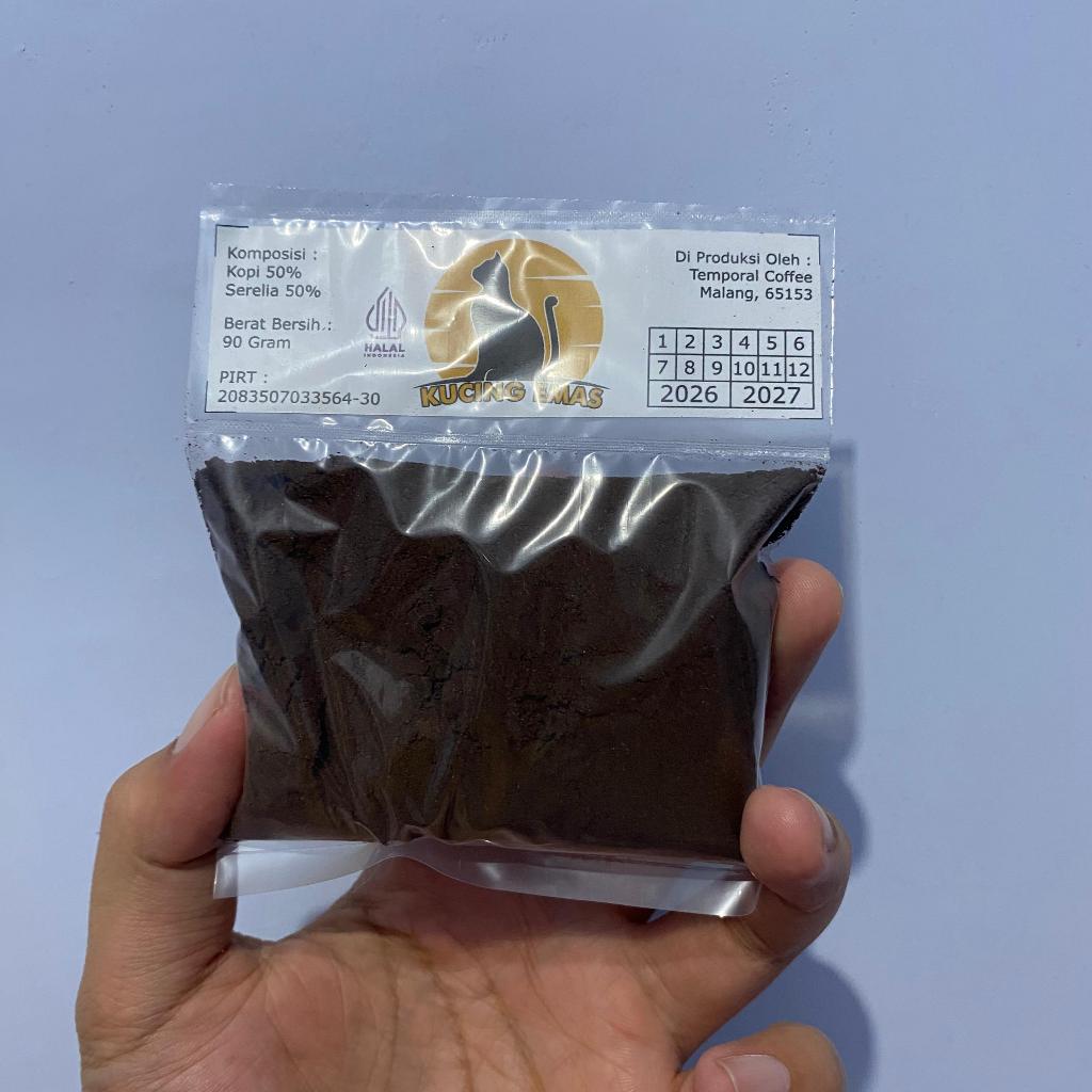 

Kopi Bubuk Robusta Dampit 45gr | Temporal Coffee | Kucing Emas
