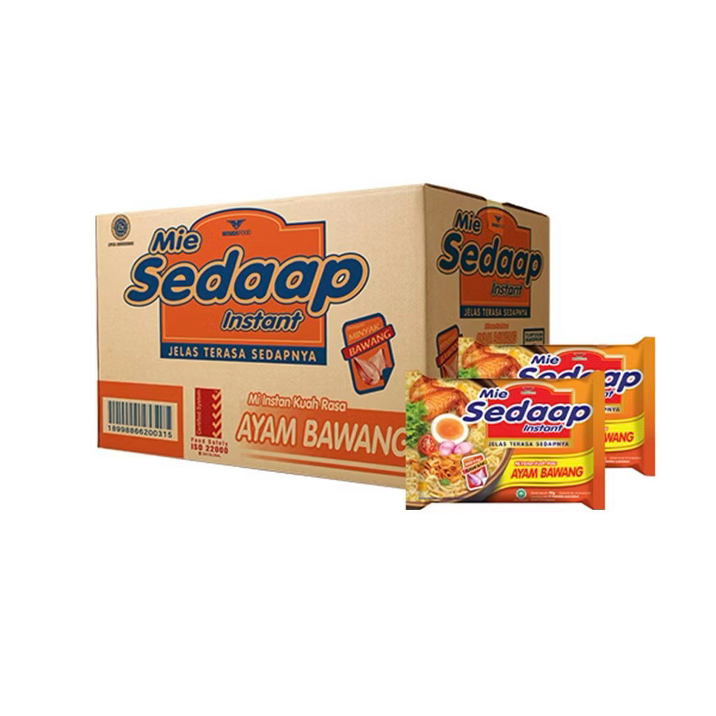 

1 Dus isi 40 SEDAAP MIE INSTAN AYAM BAWANG 70 gram
