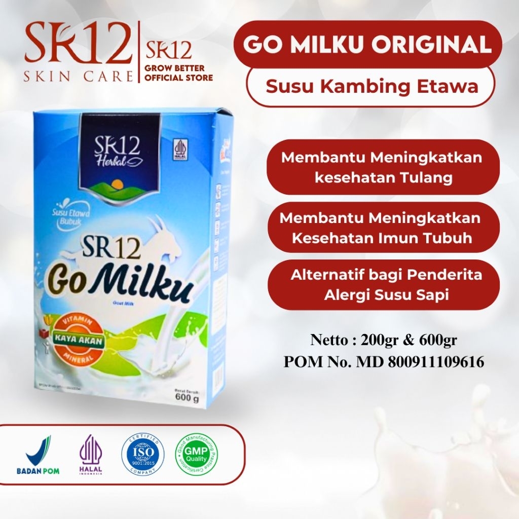 

Susu Gomilku SR12 Etawa Halal Terbaik - Susu Kambing Etawa Gomilku - Kualitas Premium Tidak Berbau