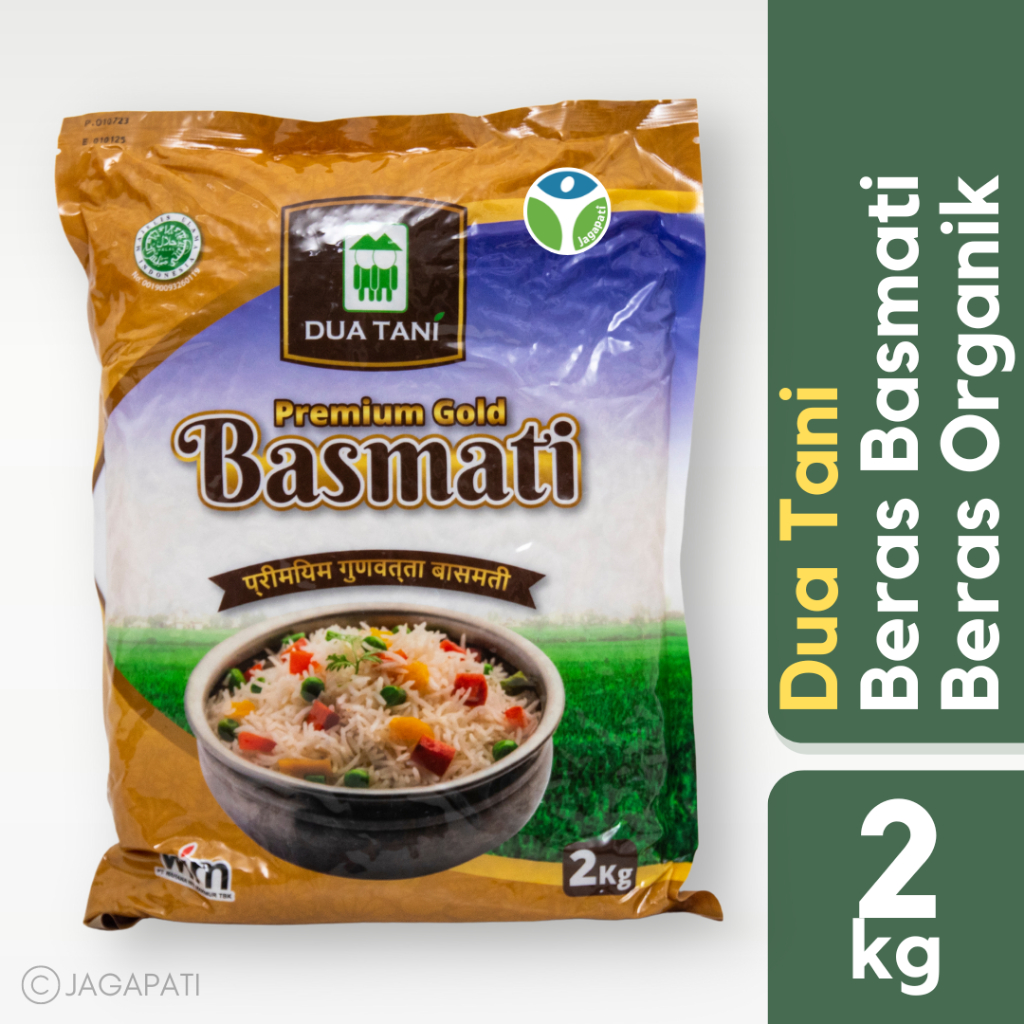 

[oddsolshop] pekanbaru/Dua Tani Beras Basmati 2 kg / Beras Organik / Premium Gold Basmati Rice