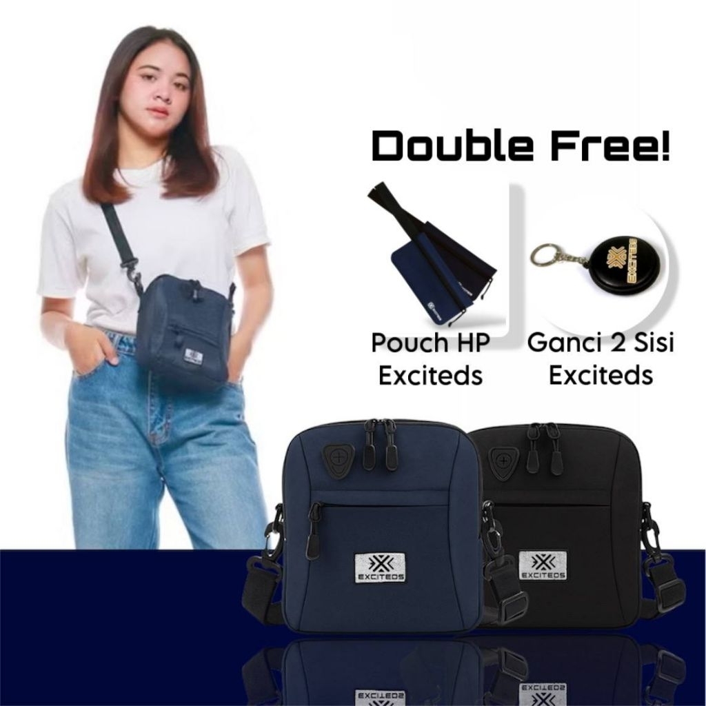 Brotherbag - Tas Selempang Kecil Multifungsi Tas Dompet Slingbag Kecil Simple Fashion Pria Trendy