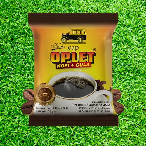 

Kopi Oplet Plus Gula Cap Oplet Strong Flavor Kemasan Rapi 25gr/10pcs/pack