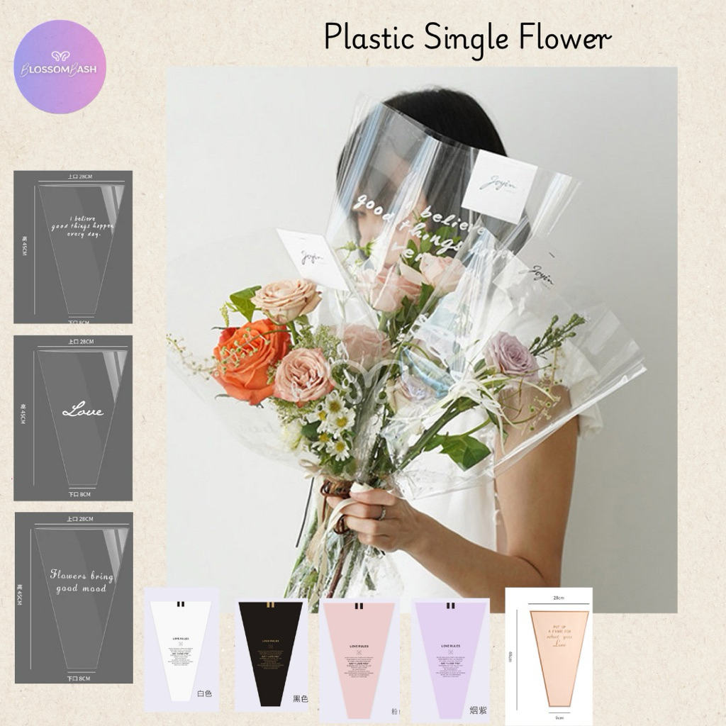 

Flower Bag / Multi Plastic Bag / Plastik Single Buket / Single Flower Plastic