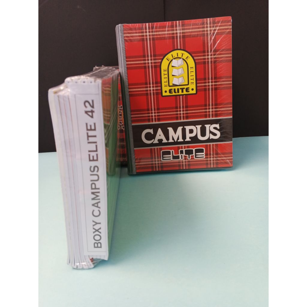 

Buku CAMPUS ELITE 42 Lembar B5 Boxy Besar 10PCS, Buku Tulis sekolah Kampus Besar