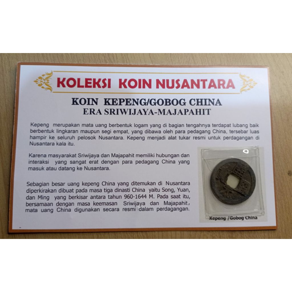 Koin kuno Kepeng/Gobog China Era Sriwijaya-Majapahit
