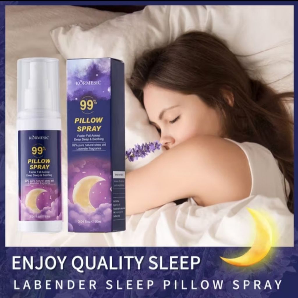 KORMESIC SLEEP SPRAY Semprotan Tidur Deep Sleep Pillow Spray Insomnia Spray Bantu Tidur Nyenyak Slee
