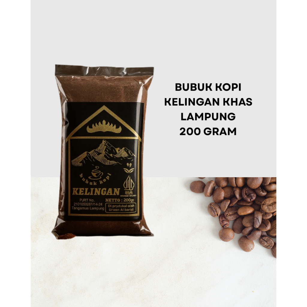 

Bubuk Kopi Kelingan – Kopi Hitam Khas Lampung Asli (200g - 2kg)