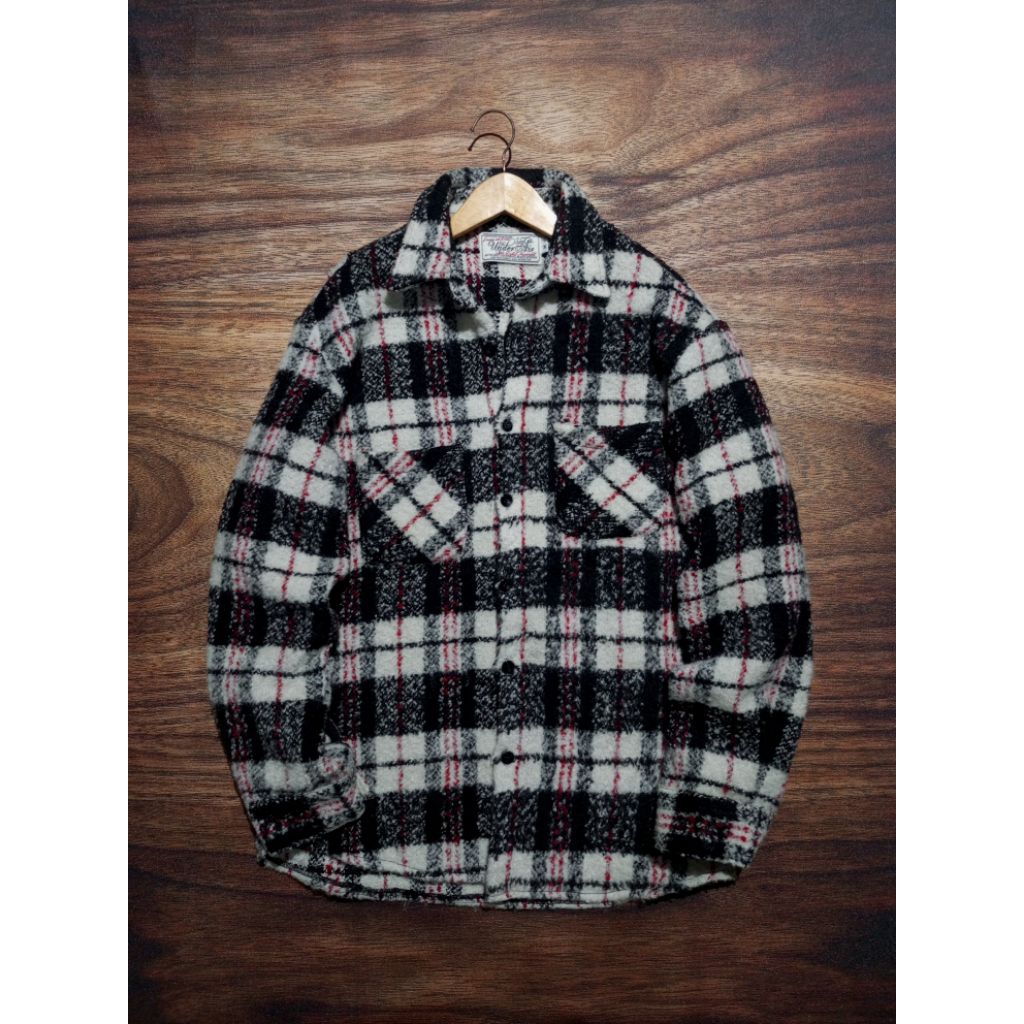 JAKET UNDER AIR FLANEL BAHAN WOLL PRIA SECOND PRELOVED