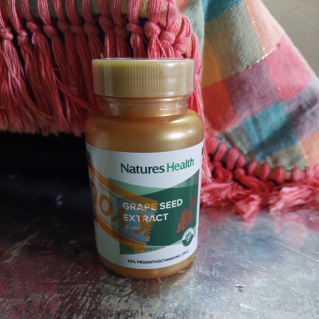 Vitamin antioksidan natures health grape seed extract