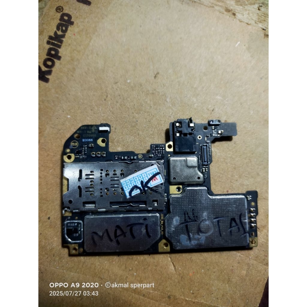 MESIN XIAOMI REDMI 9T MATI TOTAL BAHAN