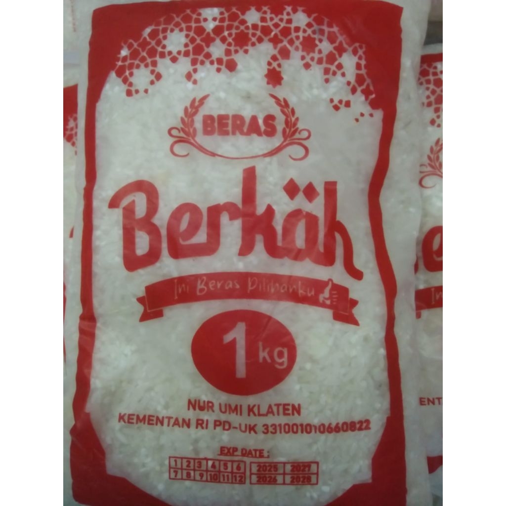 

BERAS BERKAH 5kg ( beras pilihanku MURAH pulen )