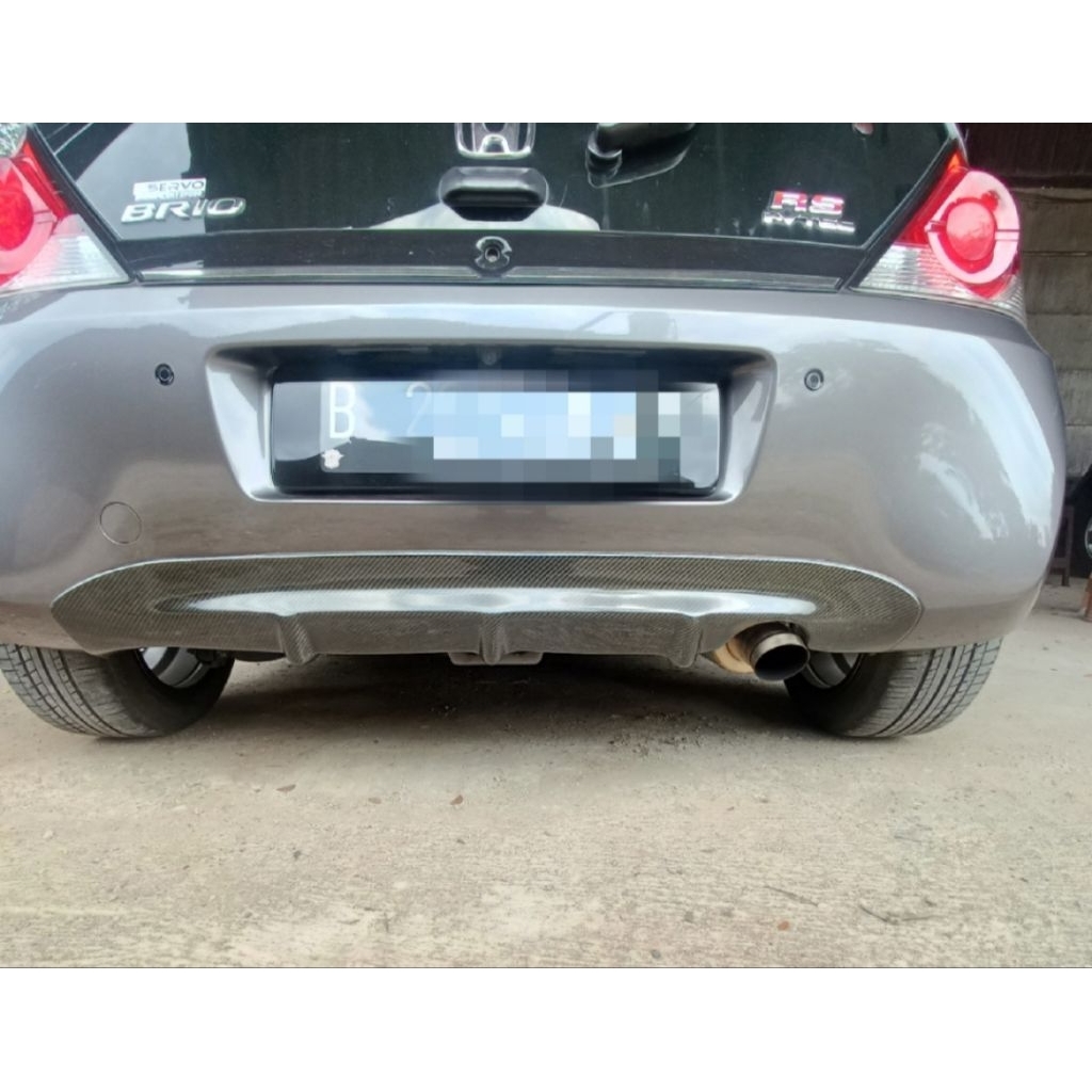 diffuser Honda Brio old carbon kevlar
