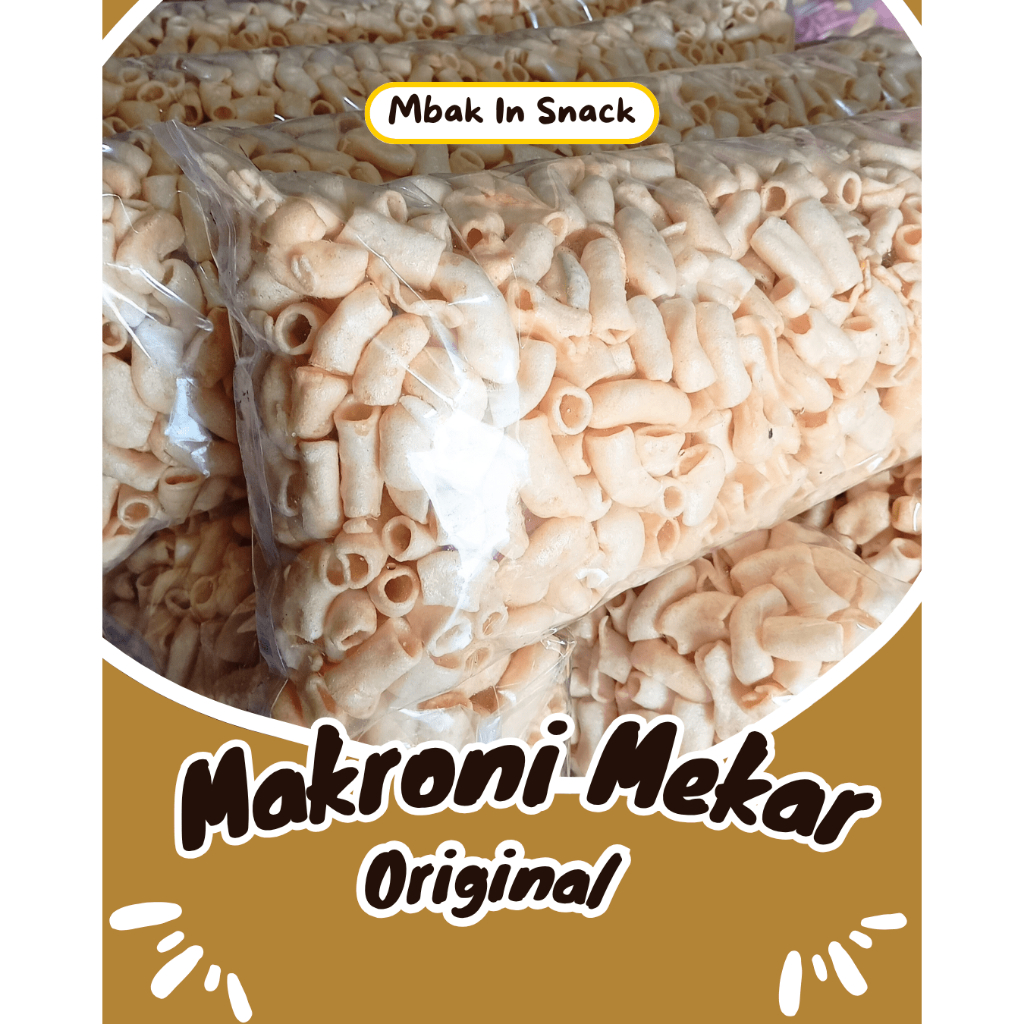 

Makroni Mekar Original Asin Gurih 500gr