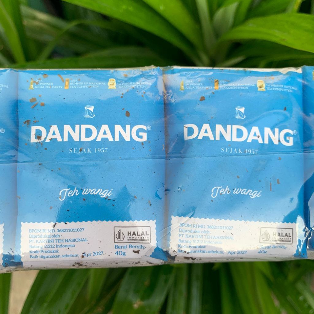 

Teh Dandang Biru 40gr ( 1 slop isi 10 pcs exp 2027 )