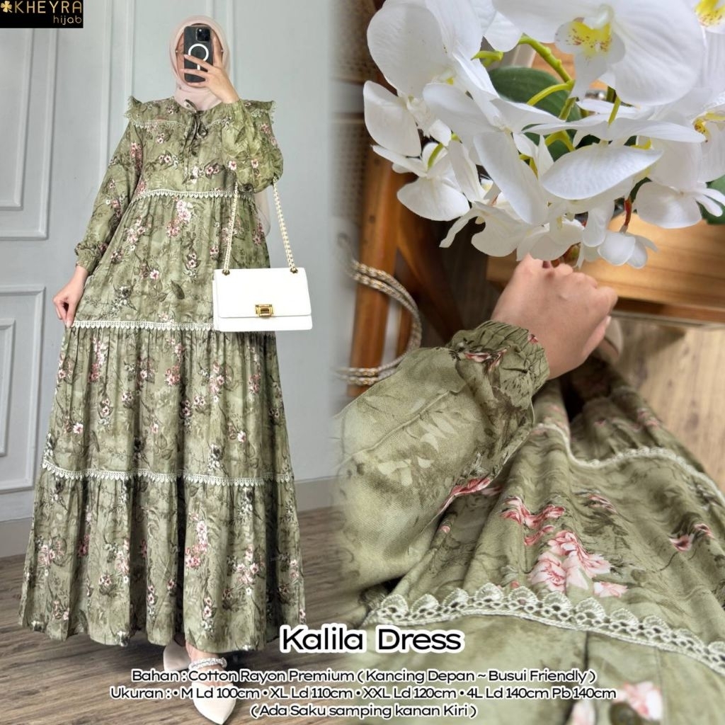 Kalila Dress By Kheyra || Gamis