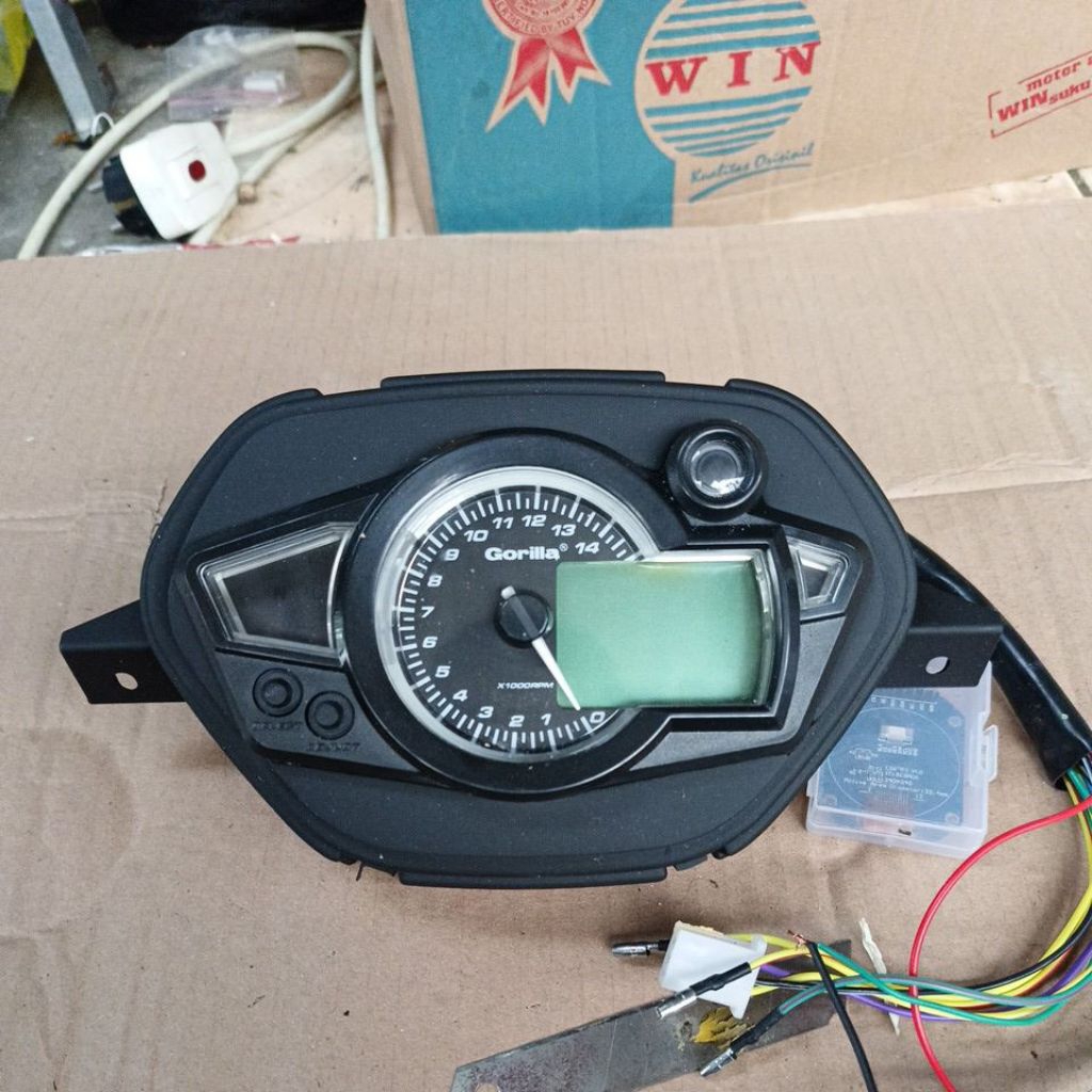 Speedometer RX1N Custom Koso Honda Supra X 110 – Digital Analog Racing