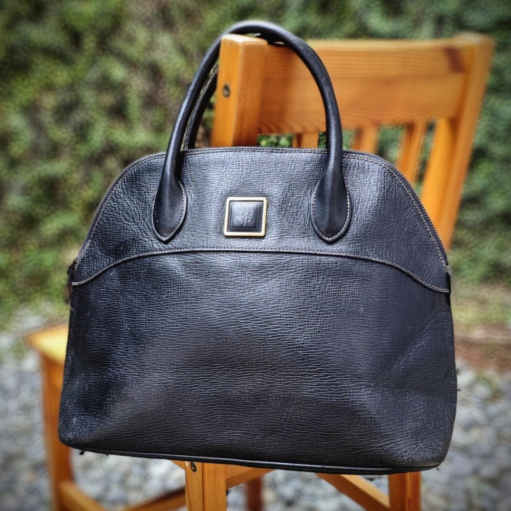 Preloved alma bag NINA RICCI tas kulit asli