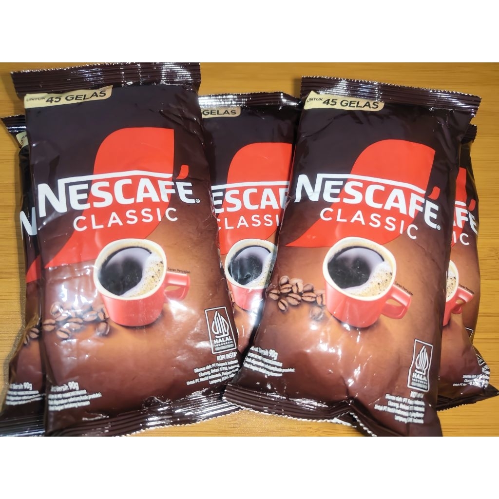 

Nescafe kopi classic 90g (45 gelas)