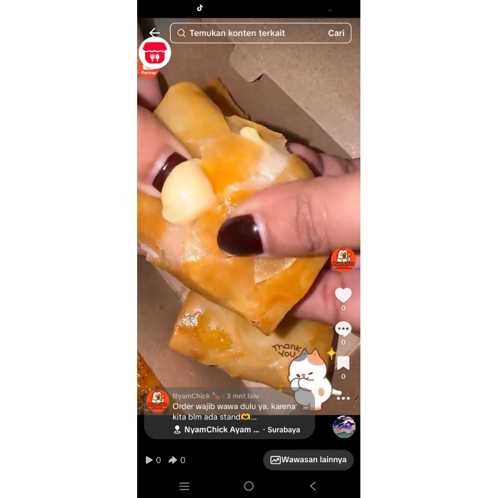 

NyamChick - Dimsum Goreng keju Frozen (PENGIRIMAN HANYA KE PULAU JAWA SAJA)