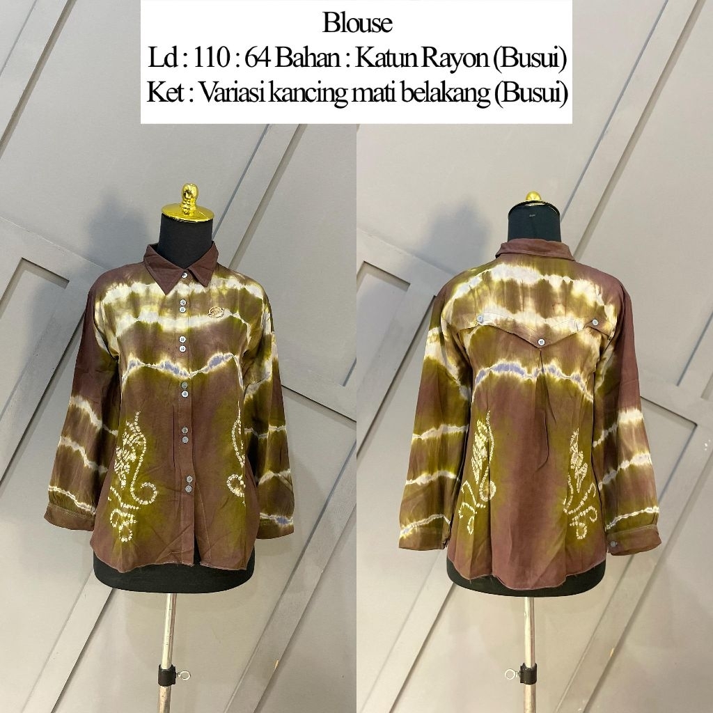 blouse sasirangan