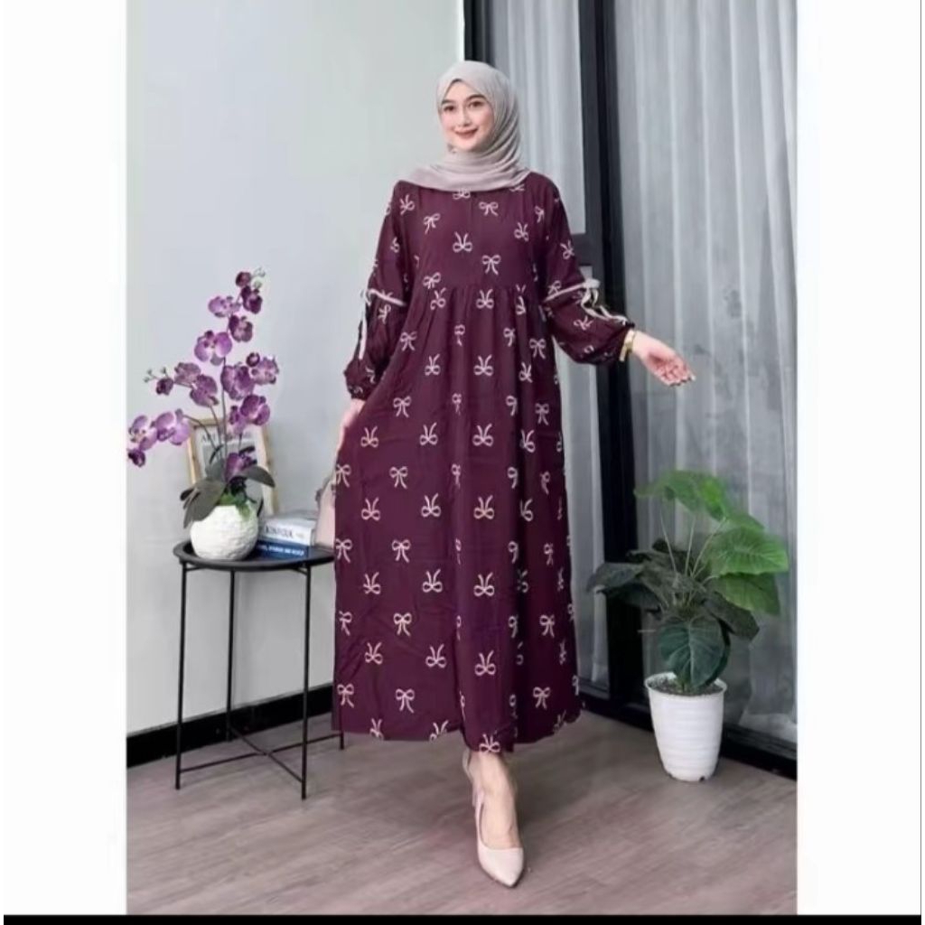 Dress Anjani Pita/ GAMIS PITA / Dress pita anjani  / gamis terbaru / gamis kekinian  / gamis premium