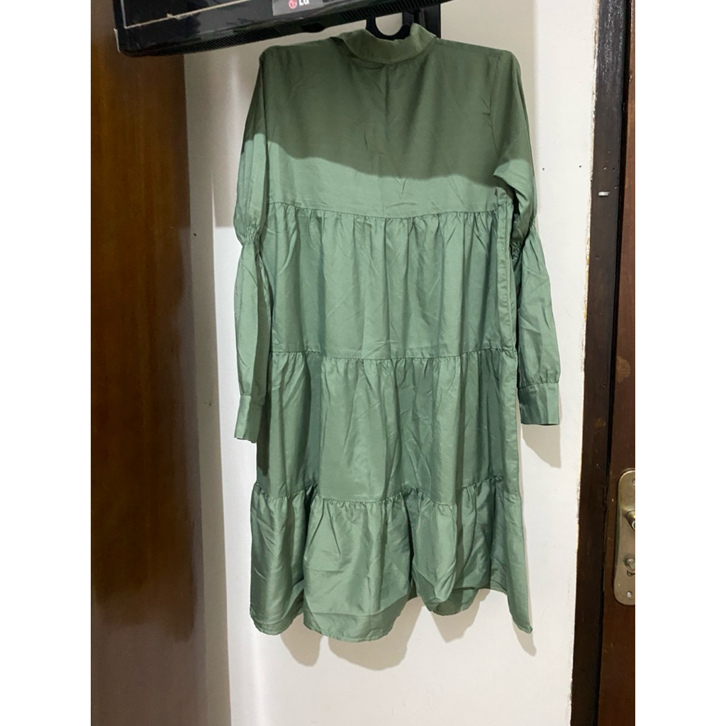 preloved tunik hijau