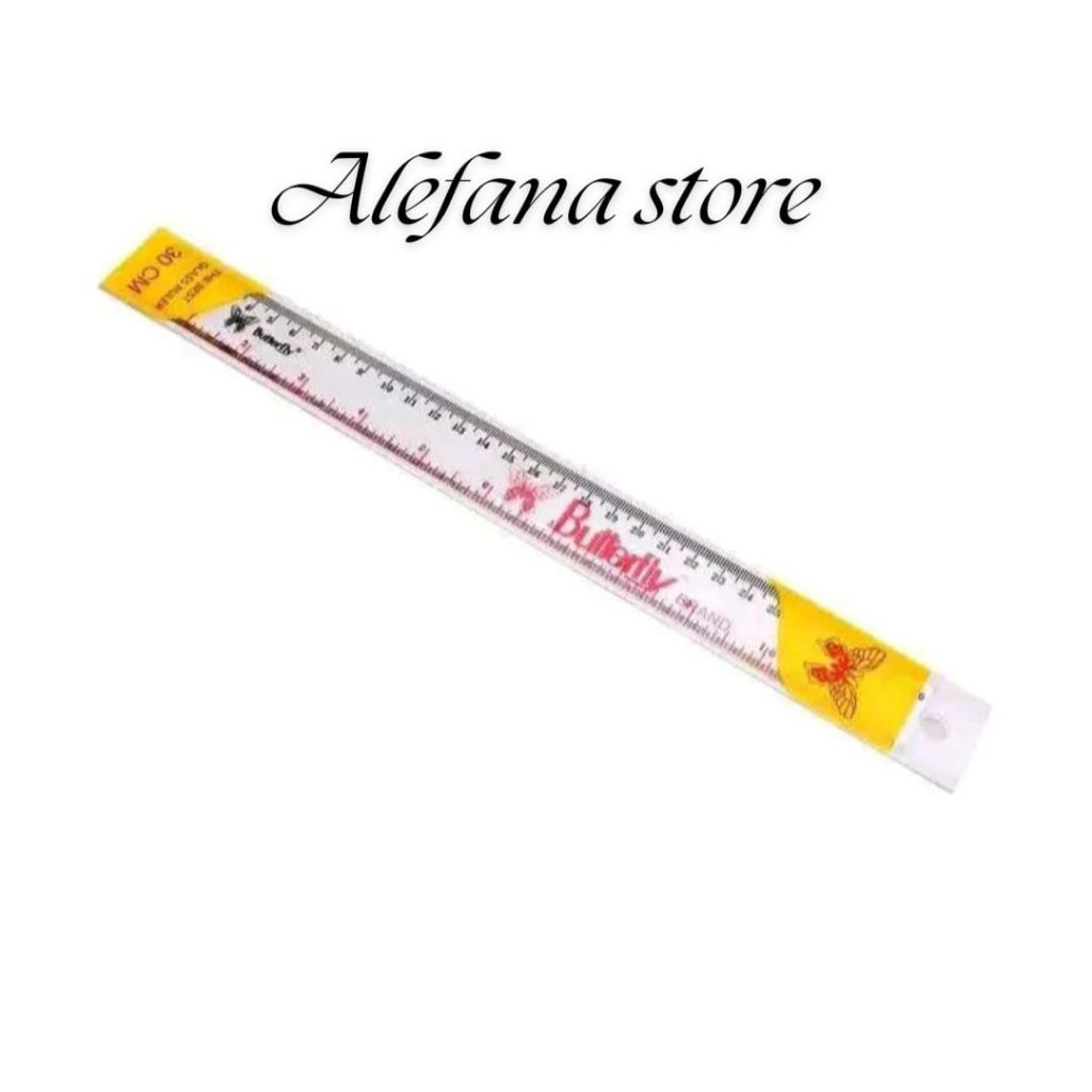 

Penggaris Butterfly 30cm isi 12