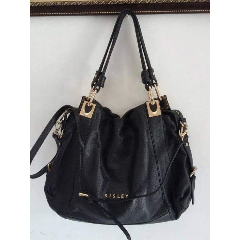 Tas Kulas Hitam Sisley Preloved