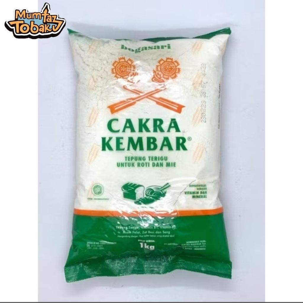 

Tepung terigu cakra kembar 1 kg