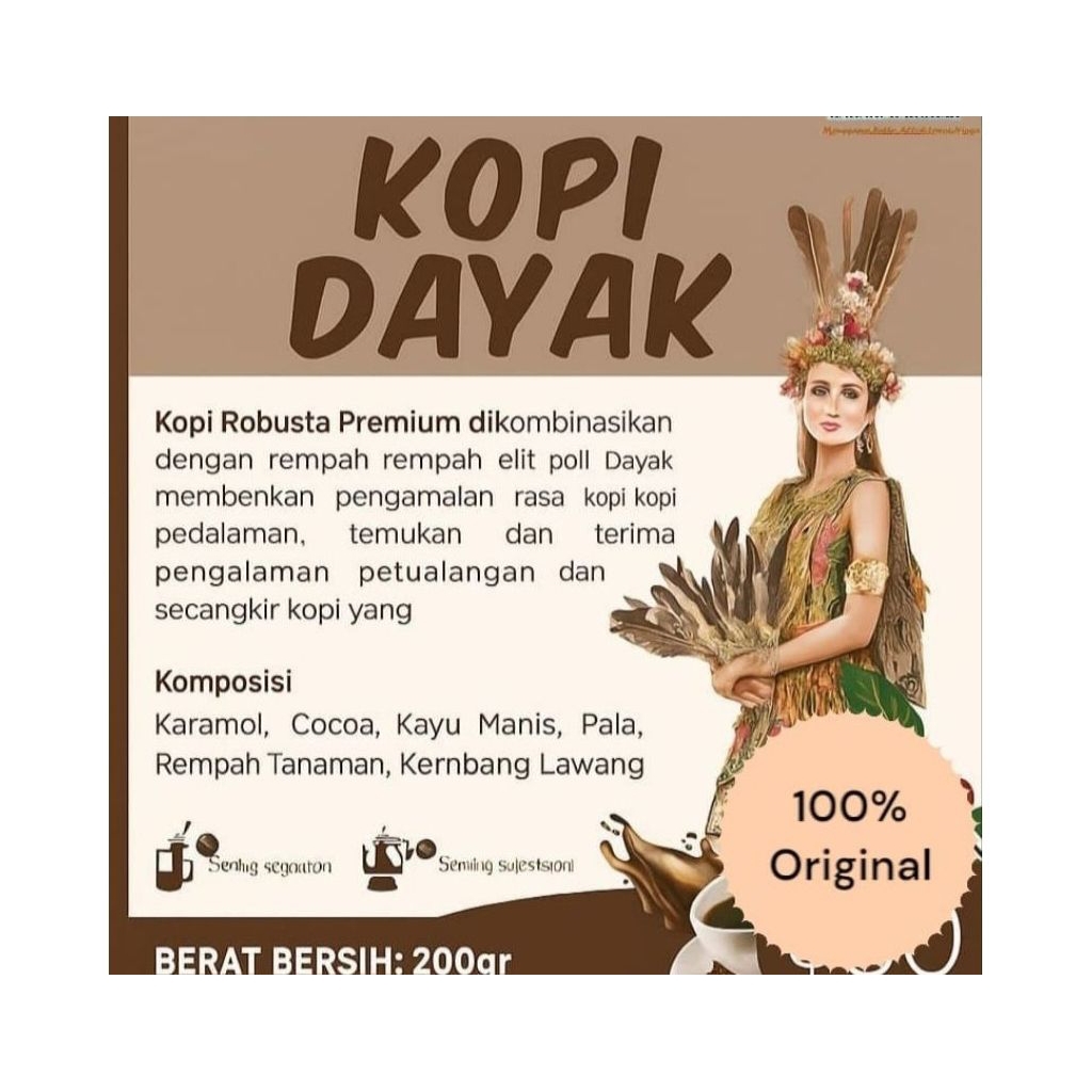 

Kopi Dayak Premium Original