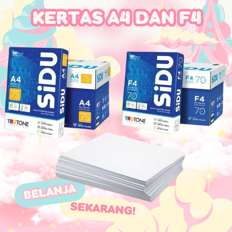 

Kertas HVS F4 A4 Isi 500 Lembar||NirmalaPena