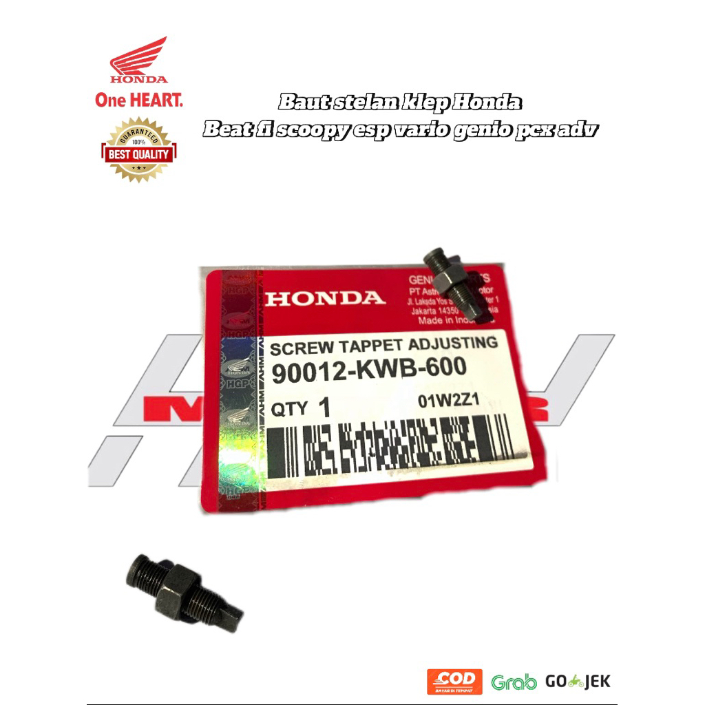 Baut stelan setelan klep baut platuk klep honda Blade beat fi beat sporty scoopy esp vario 125 vario