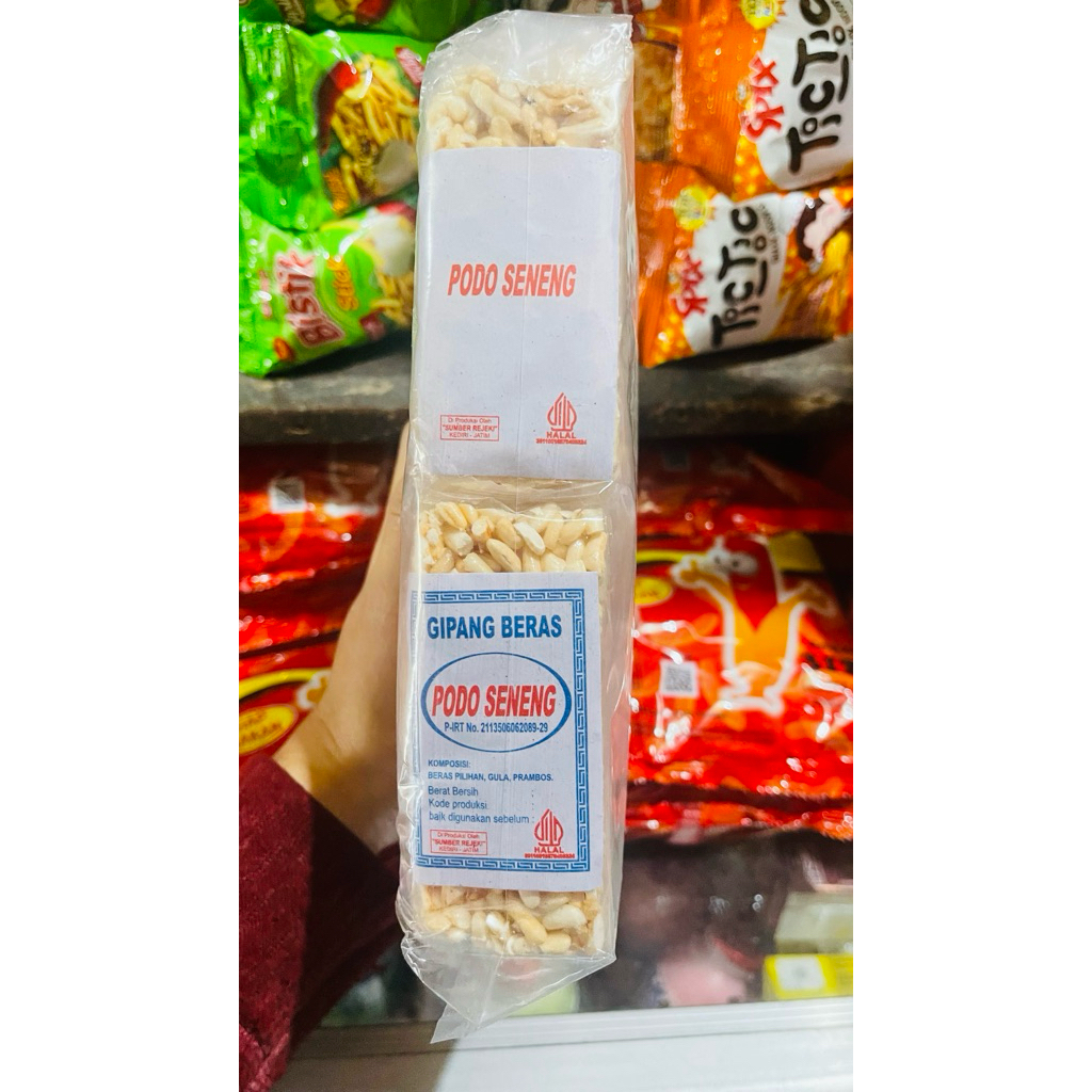 

Gipang beras isi 10pcs / Gipang beras jadul moro seneng