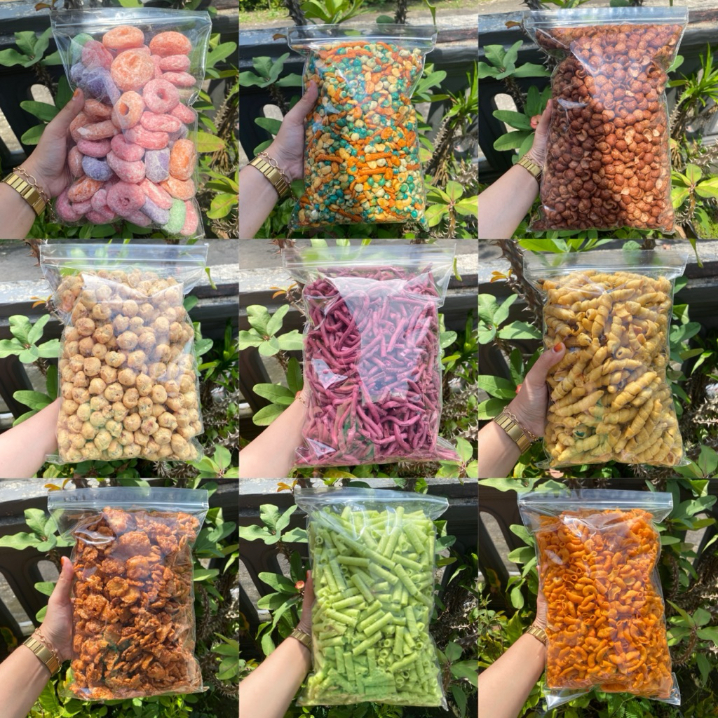 

ANEKA JAJAN SNACK KEMASAN PLASTIK berat 500gram