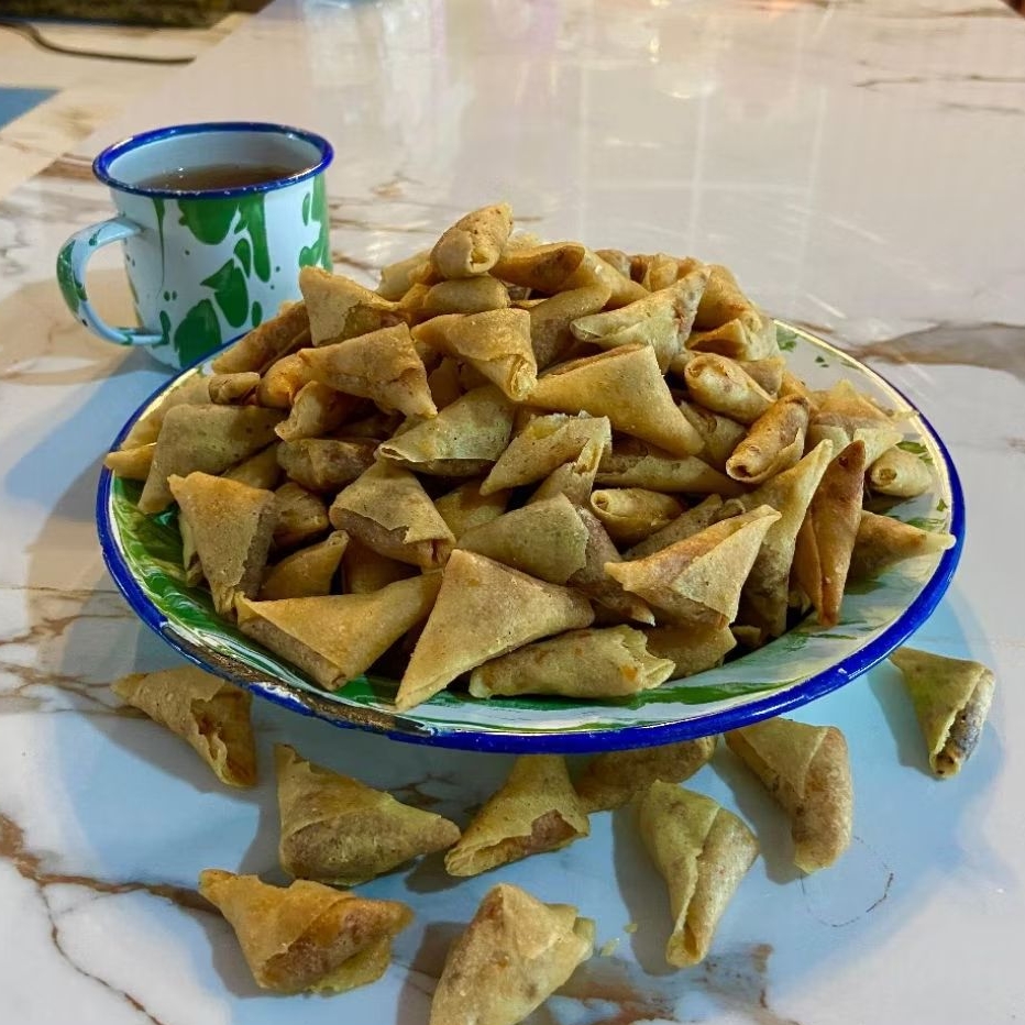 

samosa udang enak renyah murah 250gr
