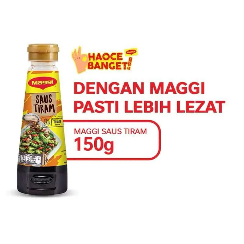 

Maggi Saus Tiram 150g Botol - Oyster Sauce Gurih untuk Masakan & Tumisan