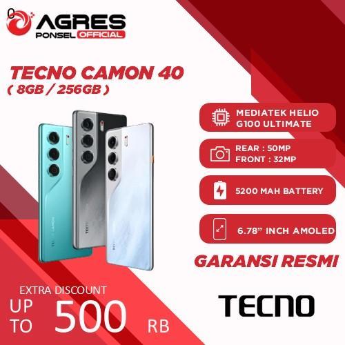 TECNO CAMON 40 Pro 5G - 8+8GB*/256GB, Mediatek D7300 Ultimate, 6.78” FHD+144HZ 3D Curved Amoled, 50M