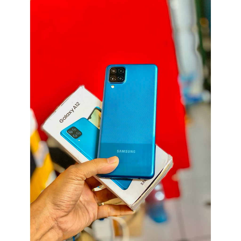samsung A12 4/128 ( second ) Mulus | Fullset