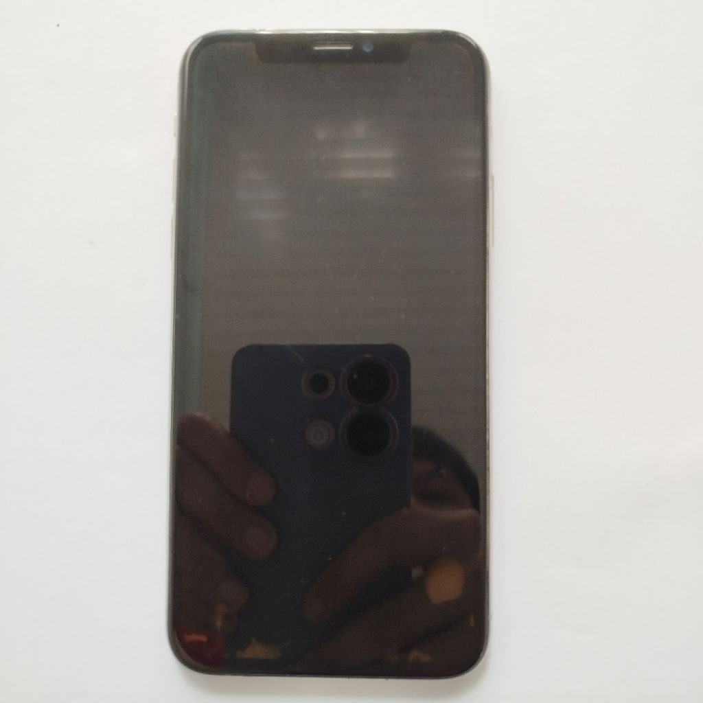 iPhone X Silver mati total matot